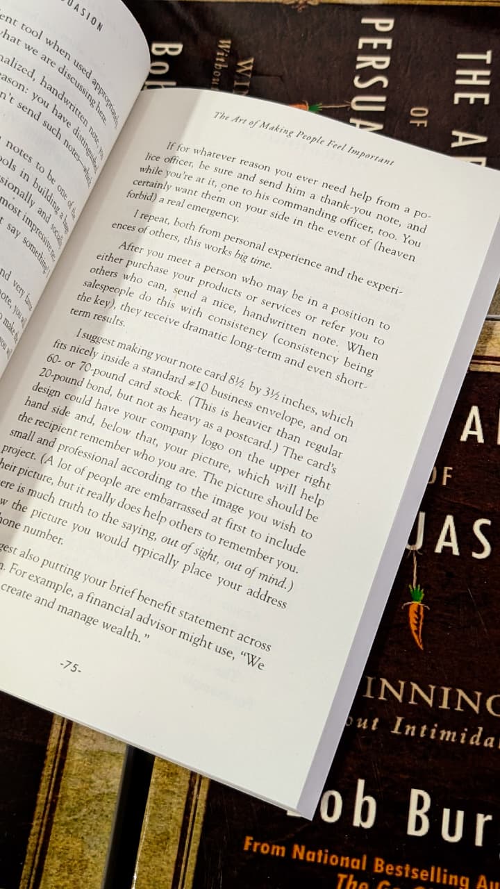 The Art of Persuasion by Bob Burg