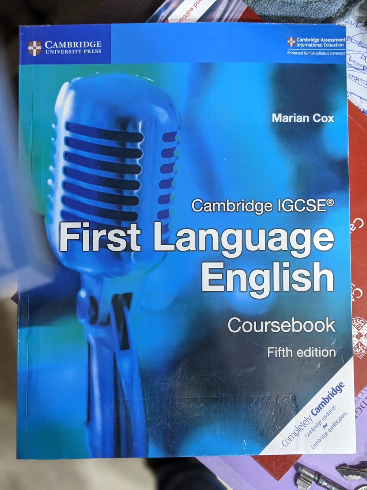 Cambridge IGCSE First Language English Coursebook 5th Edition by Marian ...