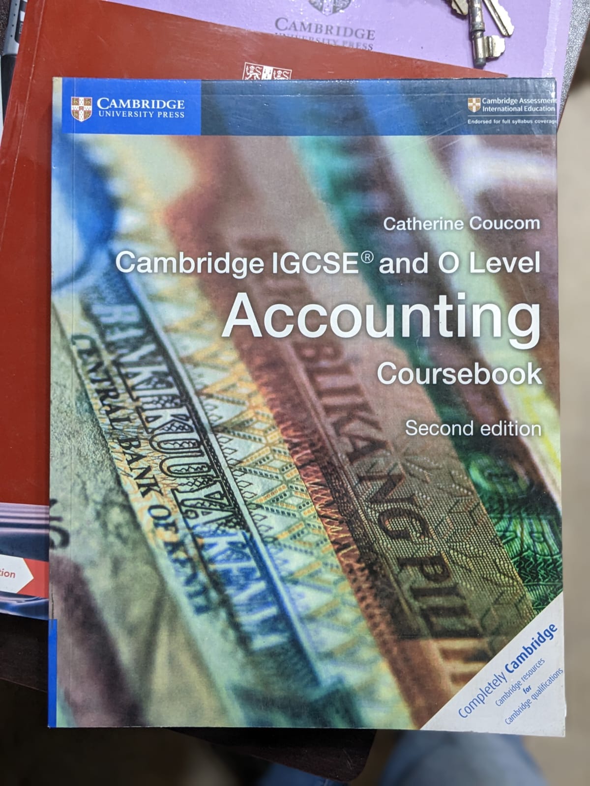 Cambridge IGCSE and O Level Accounting Coursebook 2nd Edition by Catherine Coucom