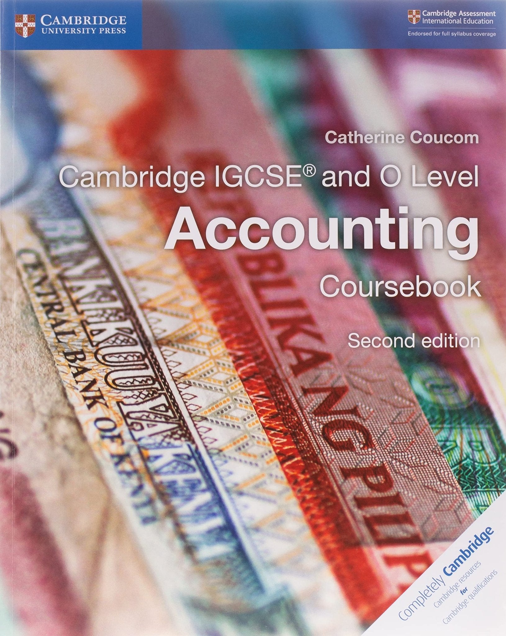 Cambridge IGCSE and O Level Accounting Coursebook 2nd Edition by Catherine Coucom - Bookshelf.pk Pakistan
