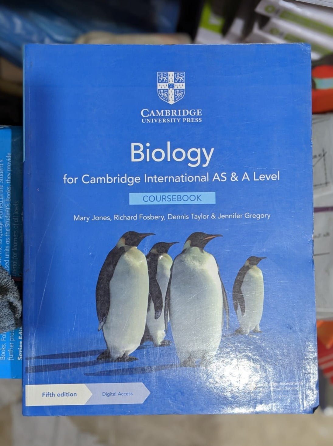 Cambridge International AS & A Level Biology Coursebook 5th Edition by Mary Jones, Richard Fosbery, Dennis Taylor, Jennifer Gregory - Bookshelf.pk Pakistan