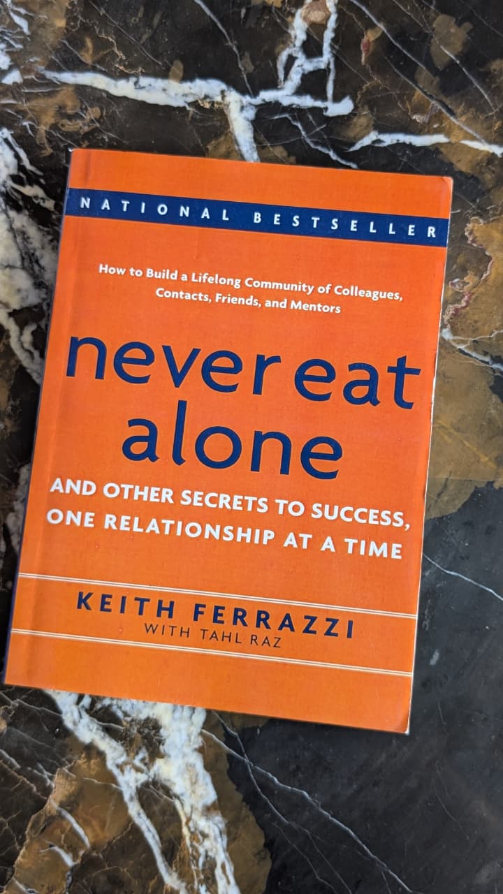 Never Eat Alone by Keith Ferrazzi - Bookshelf.pk Pakistan