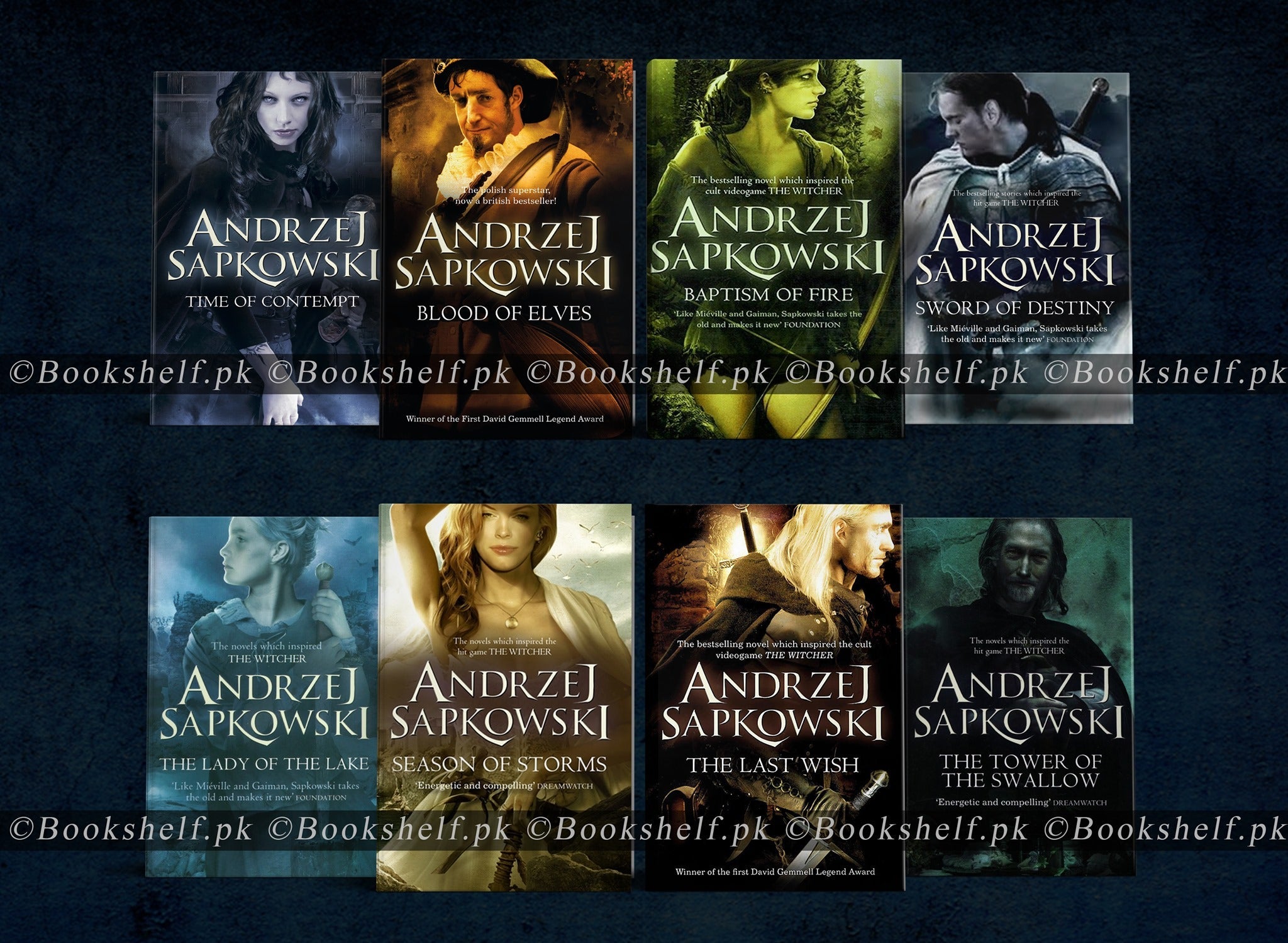 The Witcher 8 Books Series by Andrzej Sapkowski - Bookshelf.pk Pakistan